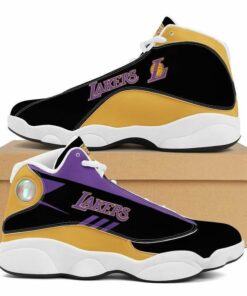 Los Angeles Lakers Nba Football Team Air Jd13 Sneaker Shoes VJD219