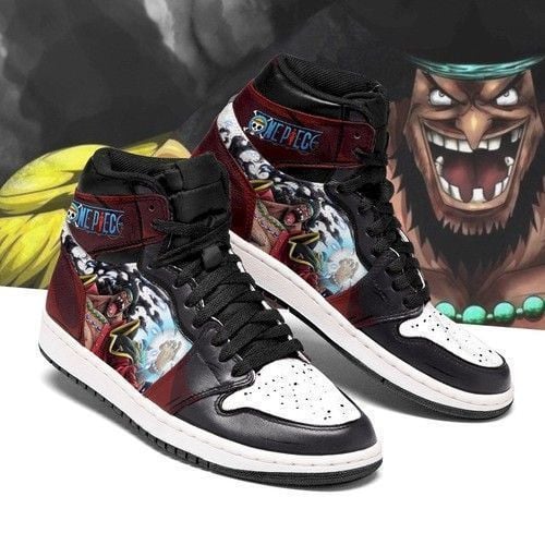 Marshall D. Teach Blackbeard Skill One Piece Anime Fan Shoes Air Jd Retro Sneakers V2407