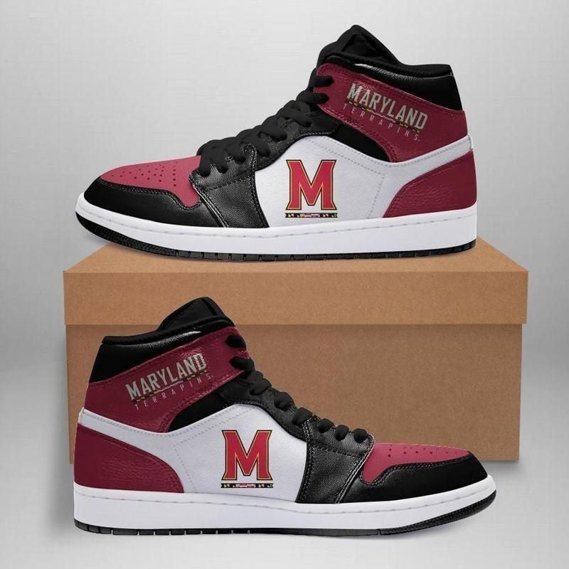 Maryland Terrapins Ncaa Team Custom Eachstep Gift For Fans Shoes Air Jd Retro Sneakers V2415