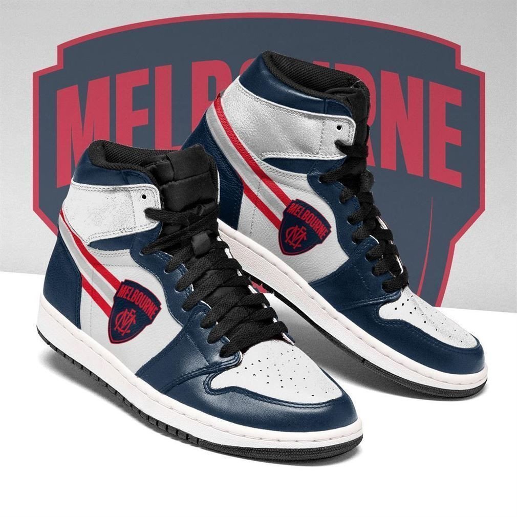 Melbourne Football Club Afl Football Shoes Air Jd Retro Sneakers V2431