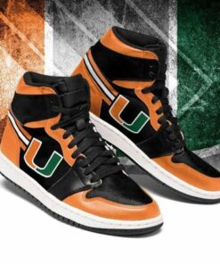 Miami Hurricanes Ncaa Shoes Air Jd Retro Sneakers V2459