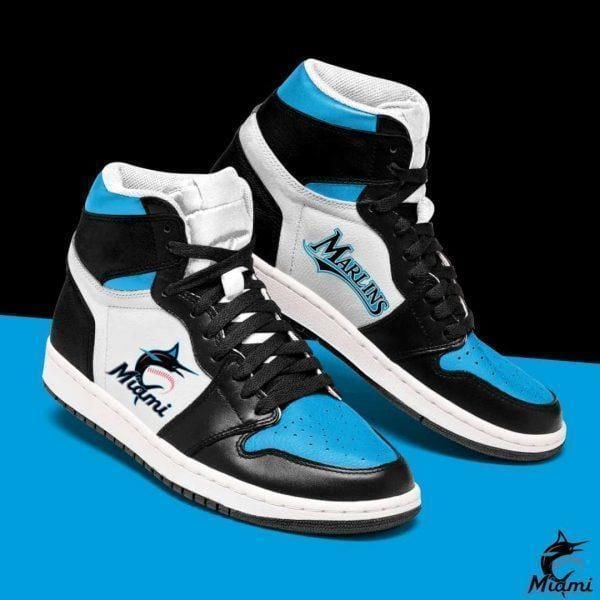 Miami Marlins Mlb Baseball Sneakers Shoes Sport V2463