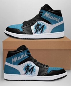 Miami Marlins Mlb Basketball V4 Shoes Air Jd Retro Sneakers V2466