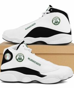 Milwaukee Bucks Nba Football Team Air Jd13 Sneaker Shoes VJD166