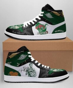 Milwaukee Bucks Shoes Air Jd Retro Sneakers V2499