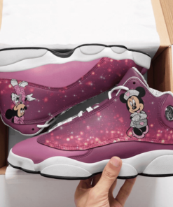 Minnie Mouse Minnie Mouse Pink Nurse Air Jd13 Sneaker Shoes VJD502