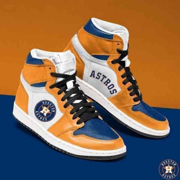 Mlb Houston Astros Limited Eachstep Shoes Air Jd Retro Sneakers V2538