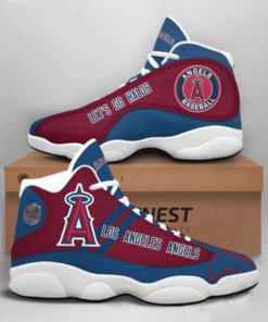 Mlb Los Angeles Angels Teams Football Air Jd13 Sneaker Shoes VJD287