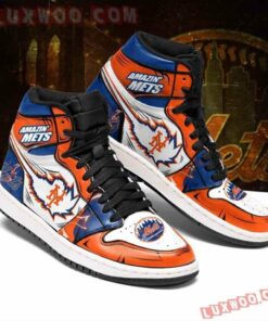 Mlb New York Mets Shoes Air Jd Retro Sneakers V2552