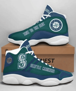 Mlb Seattle Mariners Teams Air Jd13 Sneaker Shoes VJD776