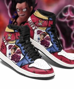 Monkey D Luffy Gear 4 One Piece Anime Shoes Air Jd Retro Sneakers V2571