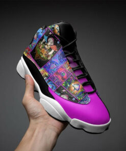 Mushroom Psychedelic Art Retro Air Jd13 Sneaker Shoes VJD348