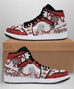 Muzan Kibutsuji Boots Costume Demon Slayer Anime Shoes Air Jd Retro Sneakers V2607