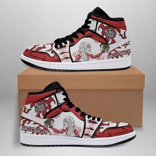 Muzan Kibutsuji Demon Slayer Shoes Air Jd Retro Sneakers V2609