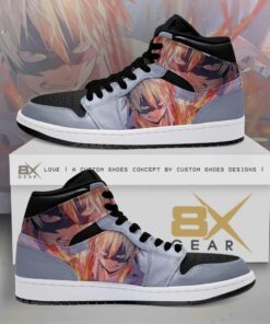 My Hero Academia Jordan Bakugo Katsuki Black Mask Anime Shoes Air Jd Retro Sneakers V2620