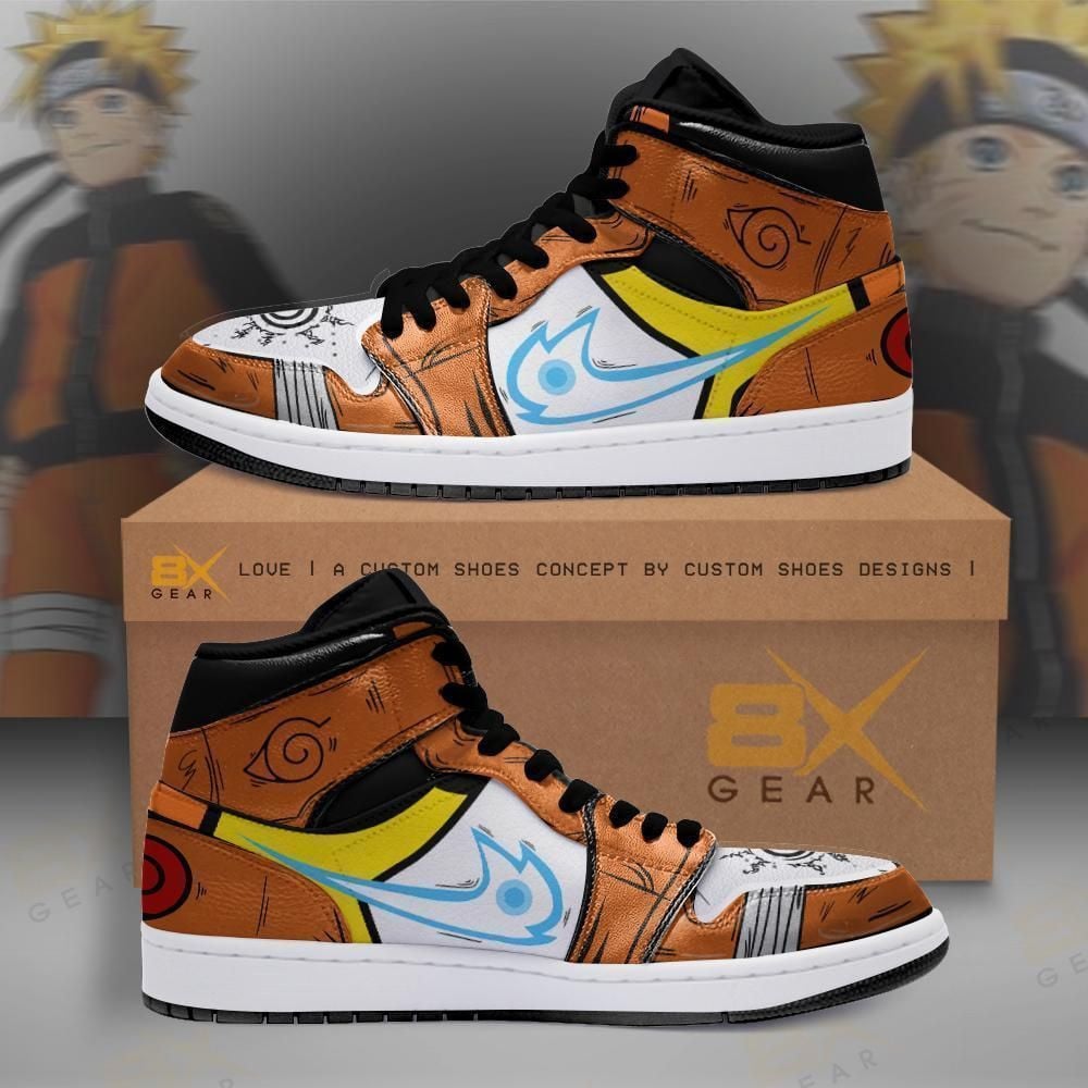 Naruto Anime Jordan Fan Gift Anime Shoes Air Jd Retro Sneakers V2630