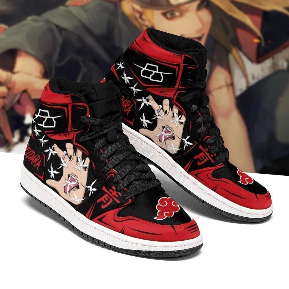 Naruto Deidara Hand Skill Costume Anime Shoes Air Jd Retro Sneakers V2632