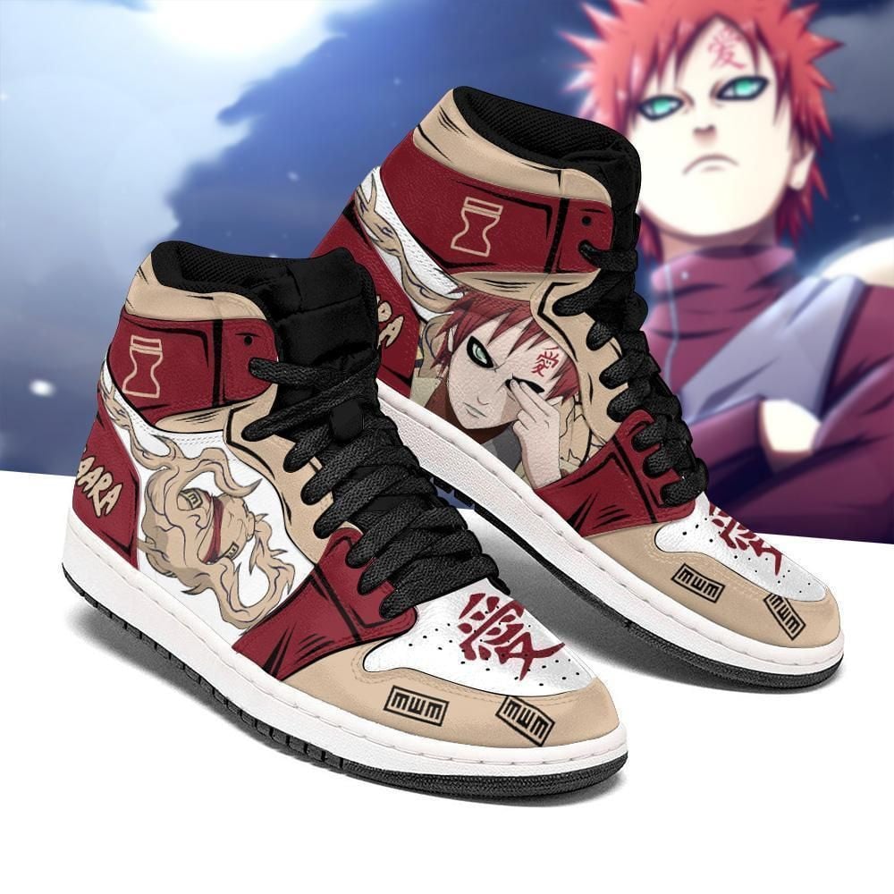 Naruto Gaara Shoes Sand Skill Costume Anime Sneakers Shoes Sport V2638