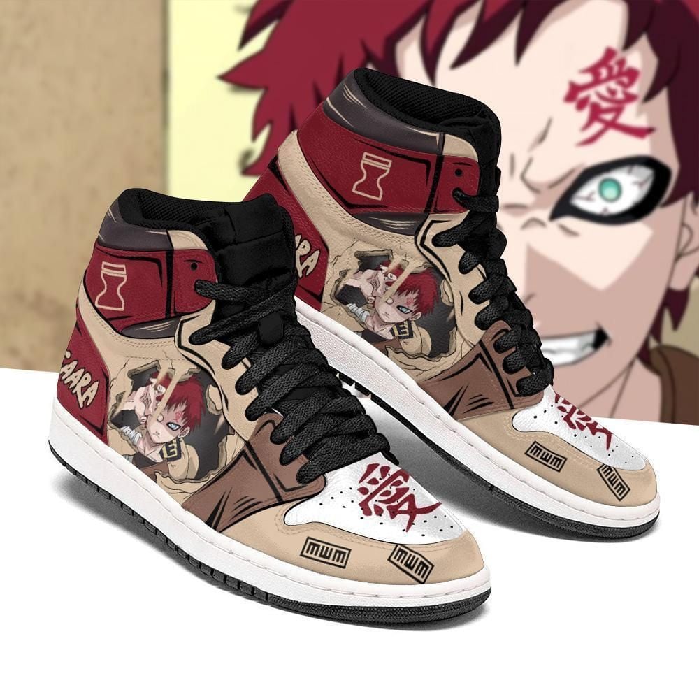 Naruto Gaara Shoes Skill Costume Boots Naruto Anime Sneakers Shoes Sport V2639