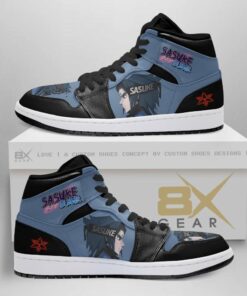 Naruto Jordan Sasuke Uchiha Anime Shoes Air Jd Retro Sneakers V2650