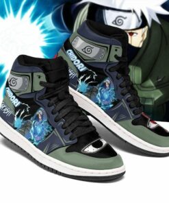 Naruto Kakashi Chidori Skill Costume Anime Shoes Air Jd Retro Sneakers V2671