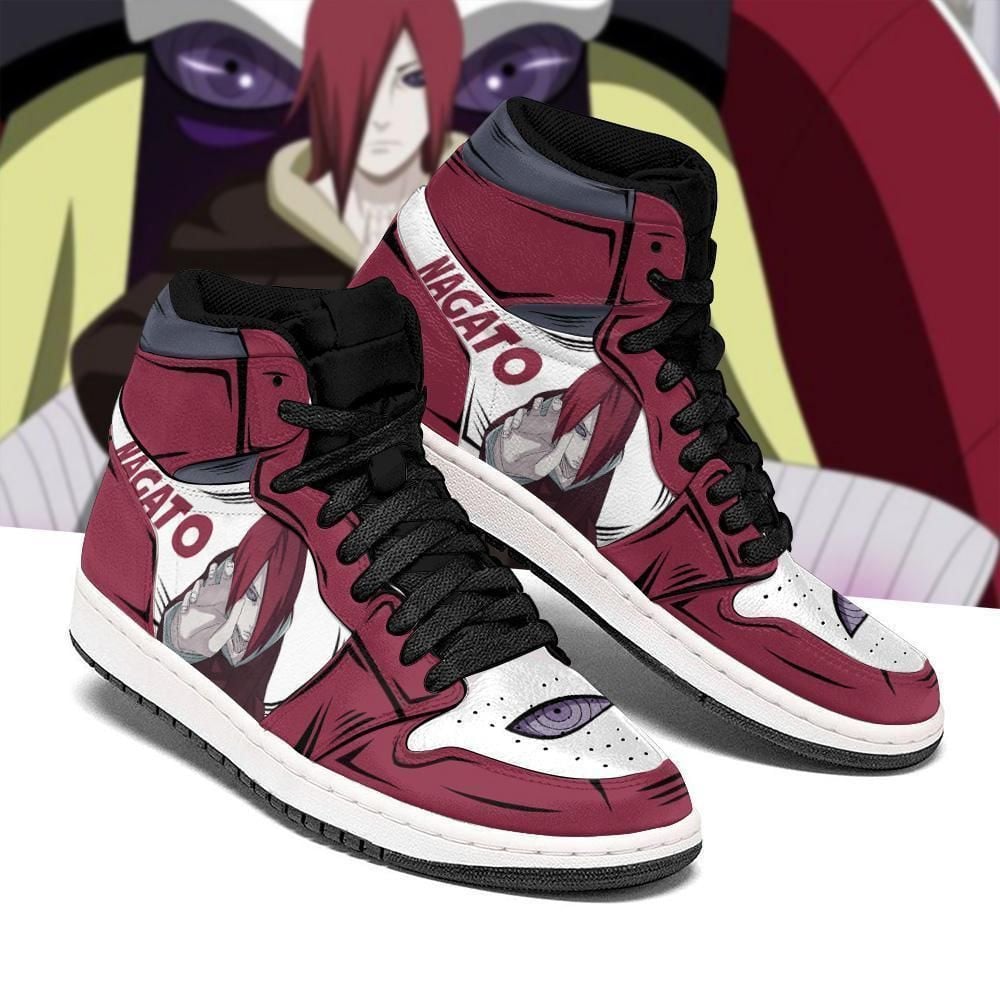 Naruto Nagato Eyes Costume Naruto Anime Shoes Air Jd Retro Sneakers V2675