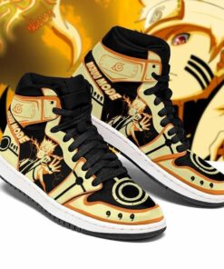 Naruto Nine Tails Chakra Mode Costume Anime Shoes Air Jd Retro Sneakers V2676