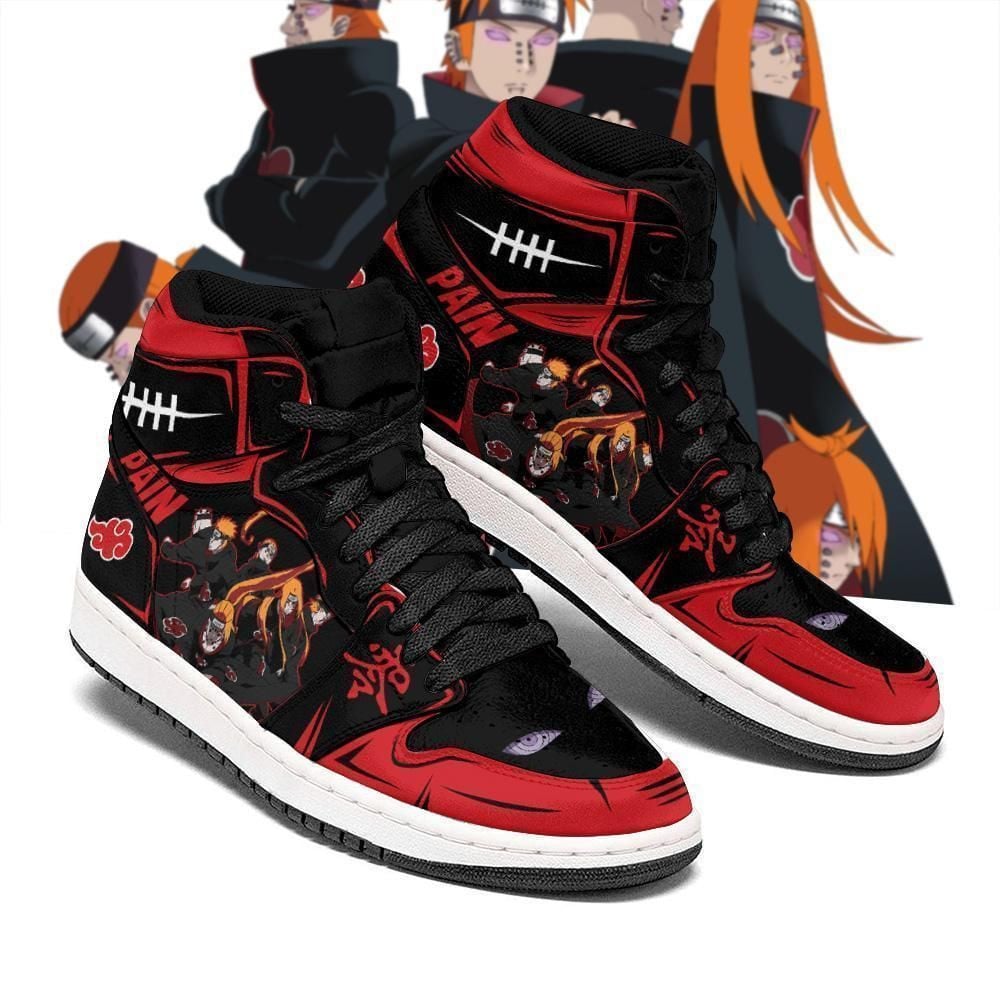 Naruto Pain Eyes Costume Anime Shoes Air Jd Retro Sneakers V2685