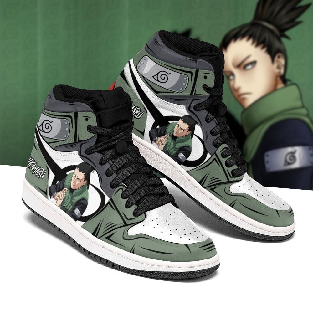 Naruto Shikamaru Skill Costume Boots Naruto Anime Shoes Air Jd Retro Sneakers V2707