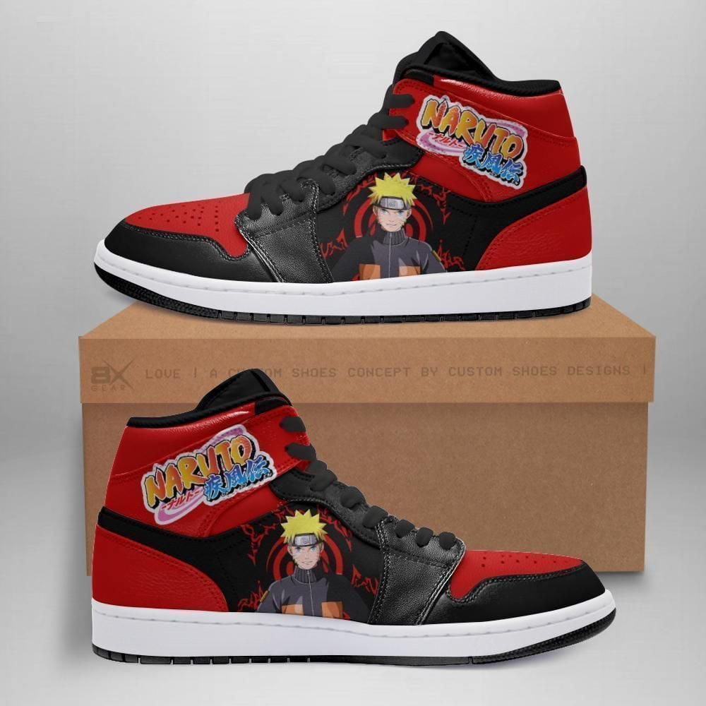 Naruto Shoes Anime Jordan Sneakers Fan Gift Anime Shoes Sport V2716