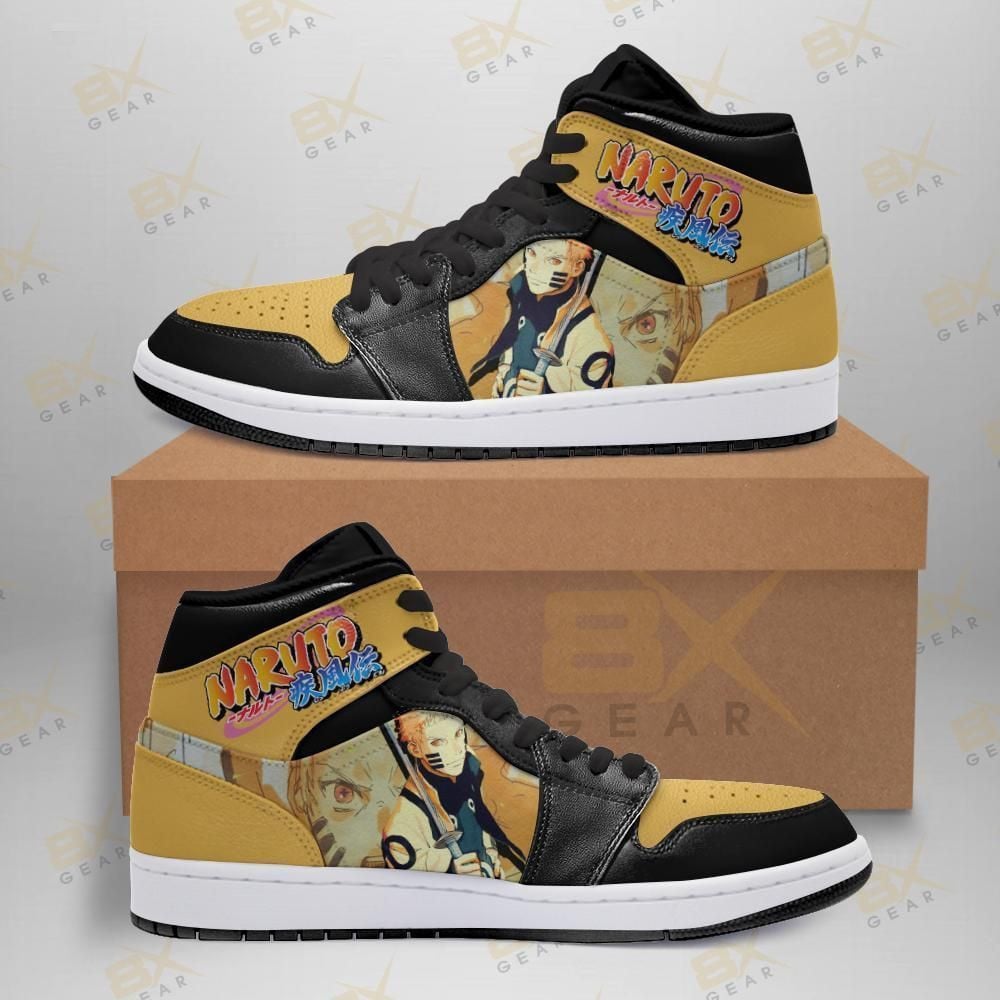 Naruto Shoes Fox Eyes Anime Sneakers Shoes Air Jd Retro Sneakers V2718