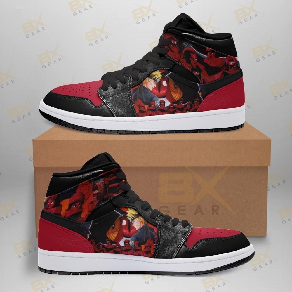 Naruto Shoes Fox Eyes Anime Sneakers Shoes Air Jd Retro Sneakers V2718