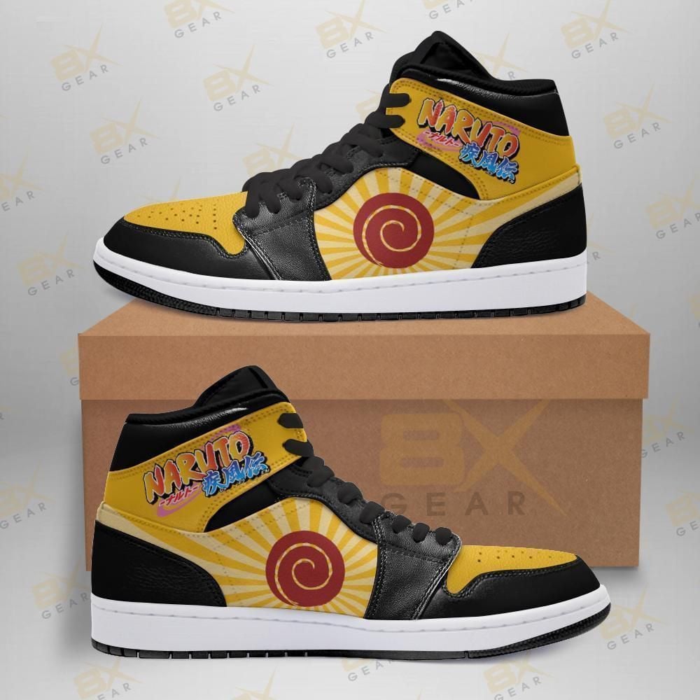 Naruto Symbol Anime Shoes Air Jd Retro Sneaker V2726