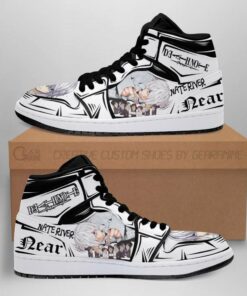 Nate River Near Boots Custom Death Note Anime Shoes Air Jd Retro Sneakers V2750