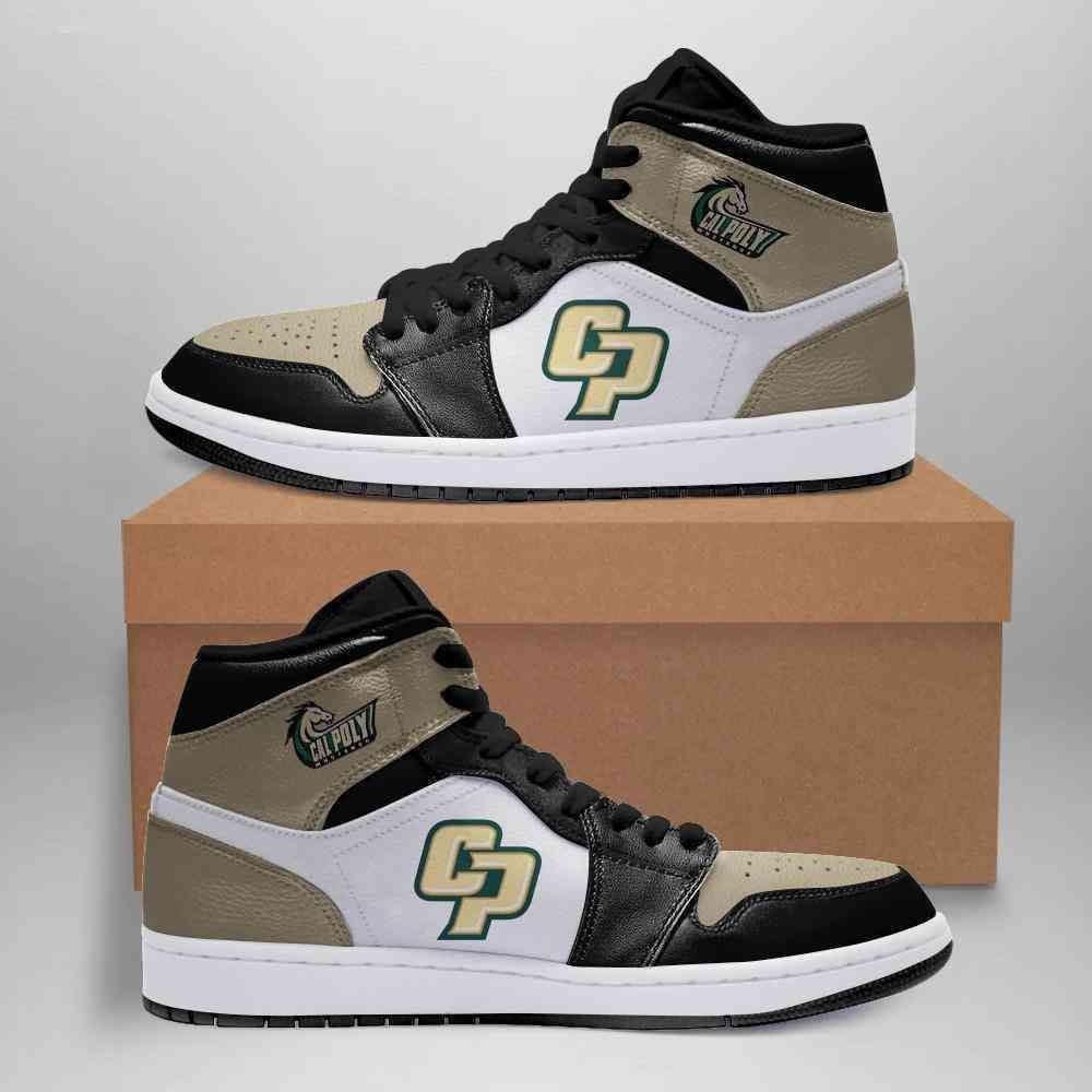 NCAA Cal Poly Mustangs Shoes Air Jd Retro Sneaker V2809