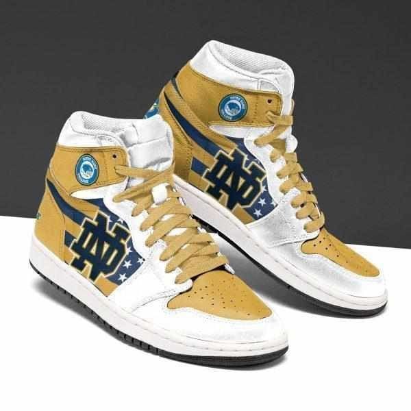 NCAA Notre Dame Fighting Irish Shoes Air Jd Retro Sneaker V2867