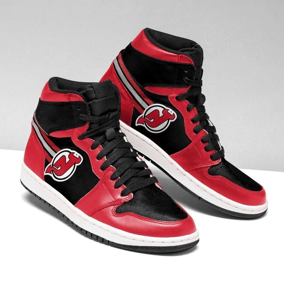 New Jersey Devils Nhl Shoes Air Jd Retro Sneakers V2891