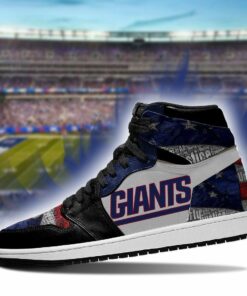 New York Giants Men Unique Football Custom Shoes Air Jd Retro Sneakers V2898