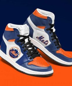 New York Mets Mlb Baseball Shoes Air Jd Retro Sneakers V2905