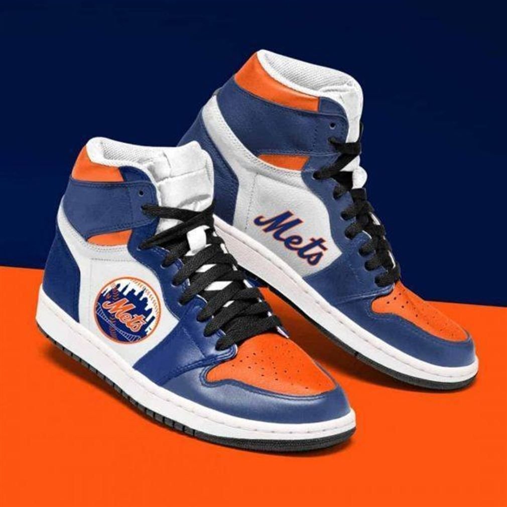 New York Mets Mlb Baseball Shoes Air Jd Retro Sneakers V2905