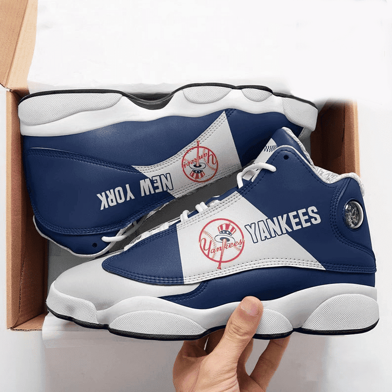 New York Yankees Football Mlb 7 Air Jd13 Sneaker Shoes VJD177