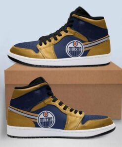 Nhl Edmonton Oilers Shoes Air Jd Retro Sneakers V2929