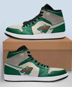 Nhl Minnesota Wild Shoes Air Jd Retro Sneakers V2932