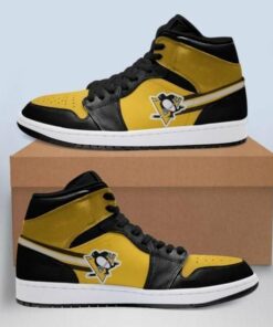 NHL Pittsburgh Penguins Shoes Air Jd Retro Sneaker V2942