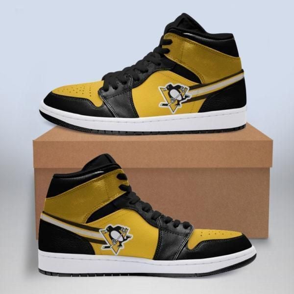 NHL Pittsburgh Penguins Shoes Air Jd Retro Sneaker V2943