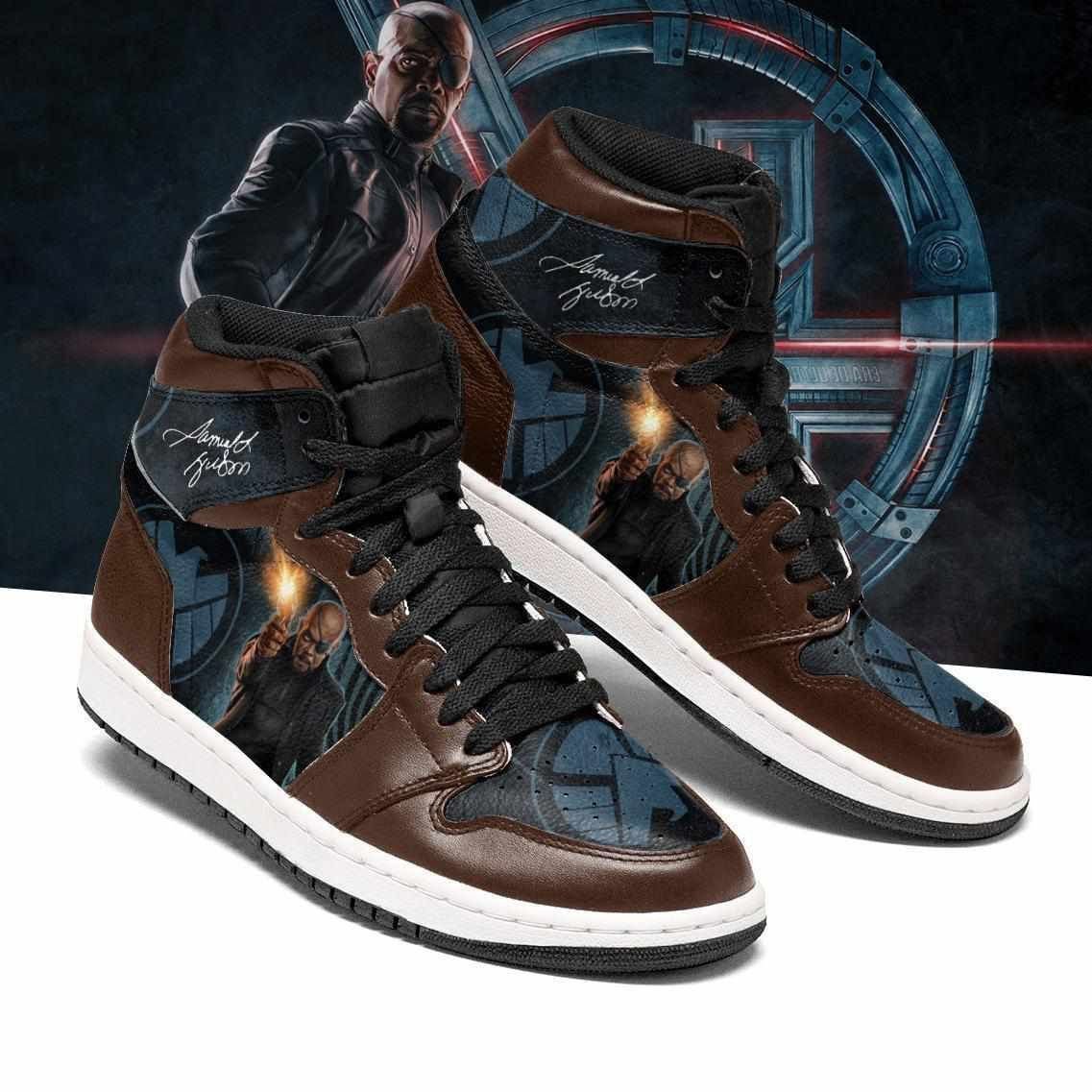 Nick Fury Marvel Shoes Air Jd Retro Sneaker V2950