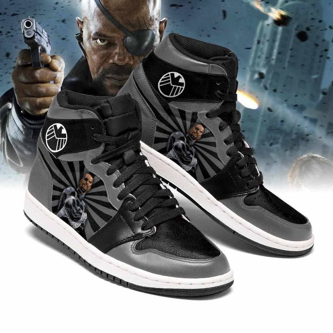 Nick Fury Marvel Shoes Air Jd Retro Sneakers V2952