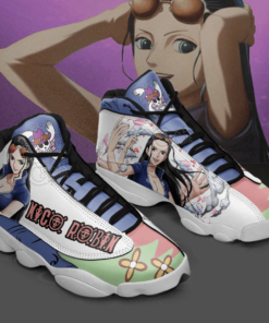 Nico Robin One Piece Anime Air Jd13 Sneaker Shoes VJD363