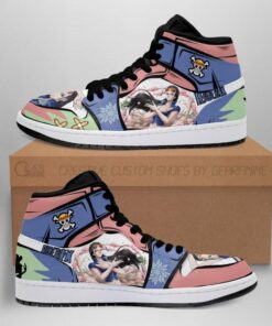 Nico Robin Straw Hat Priates One Piece Anime Fan Gift Shoes Air Jd Retro Sneakers V2955