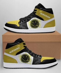 Nirvana Rock Band Sneakers Shoes Sport V2963